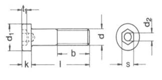 圖文詳解內(nèi)六角螺栓畫(huà)法